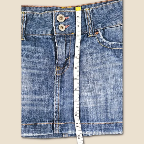 American Eagle - Vintage Y2k - Blue Denim Mini Skirt - Picture 4 of 7